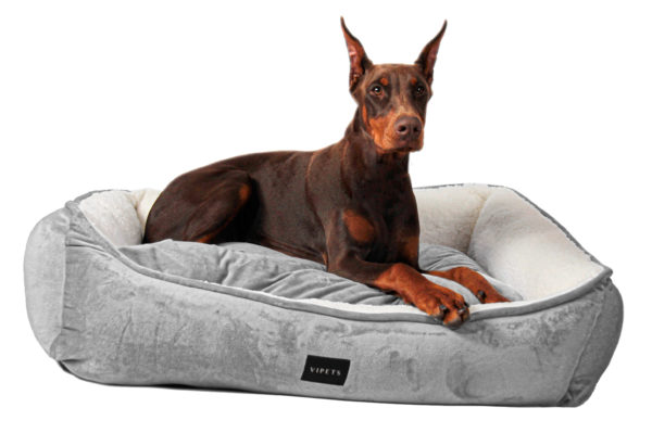 Cama Luxury Mascota Gris Perla